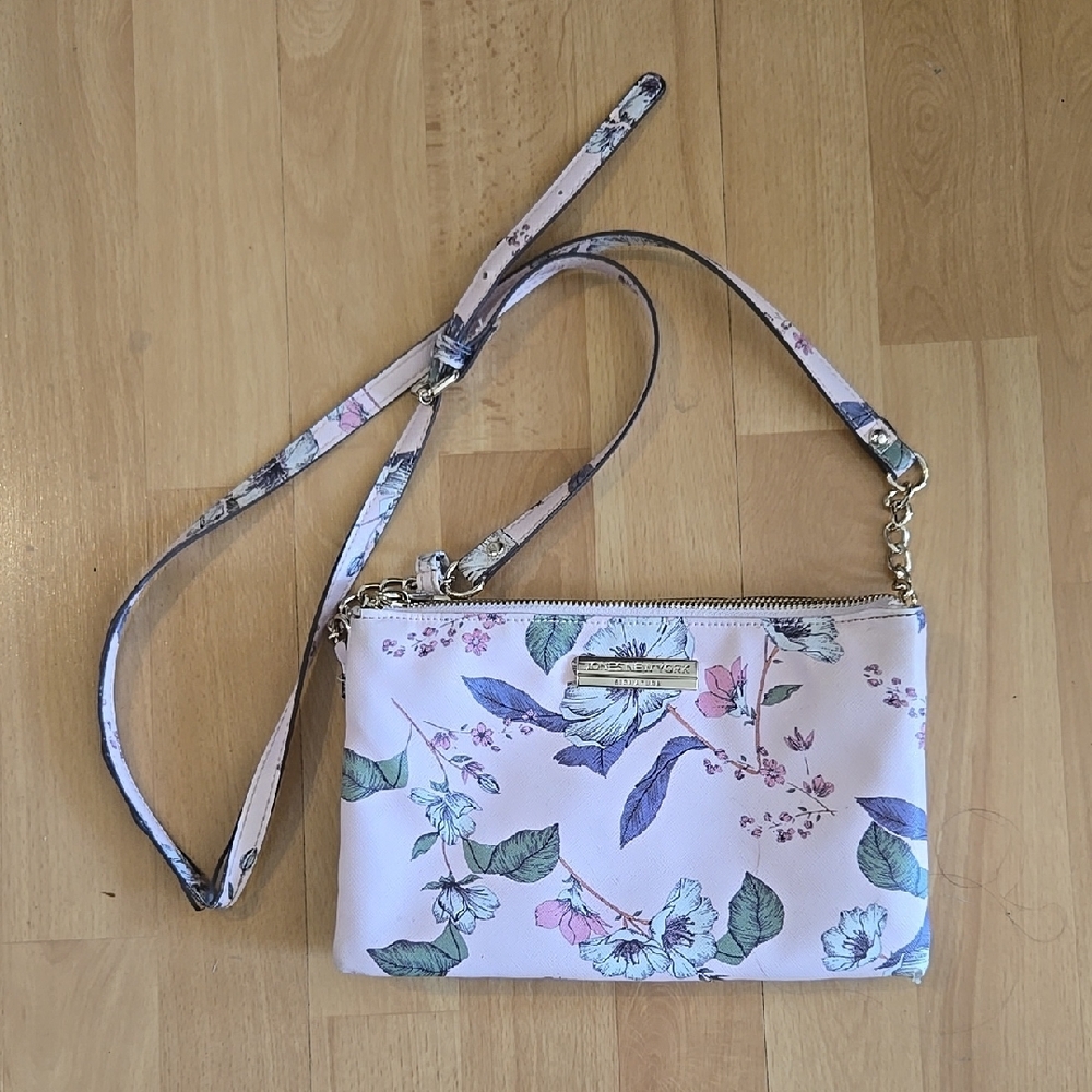 Floral Pink Crossbody Bag